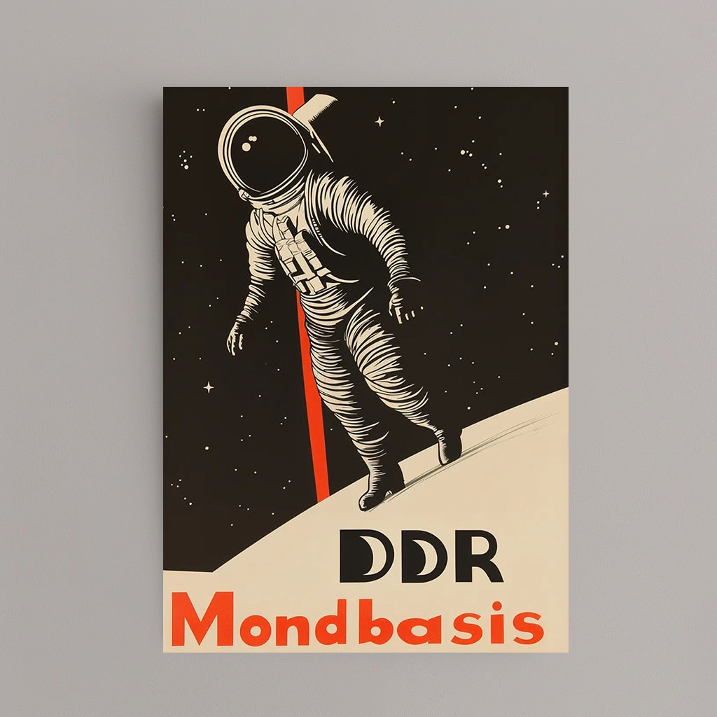 DDR Mondbasis Din A3 Poster