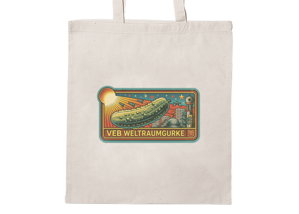 Baumwolltasche VEB Weltraumgurke