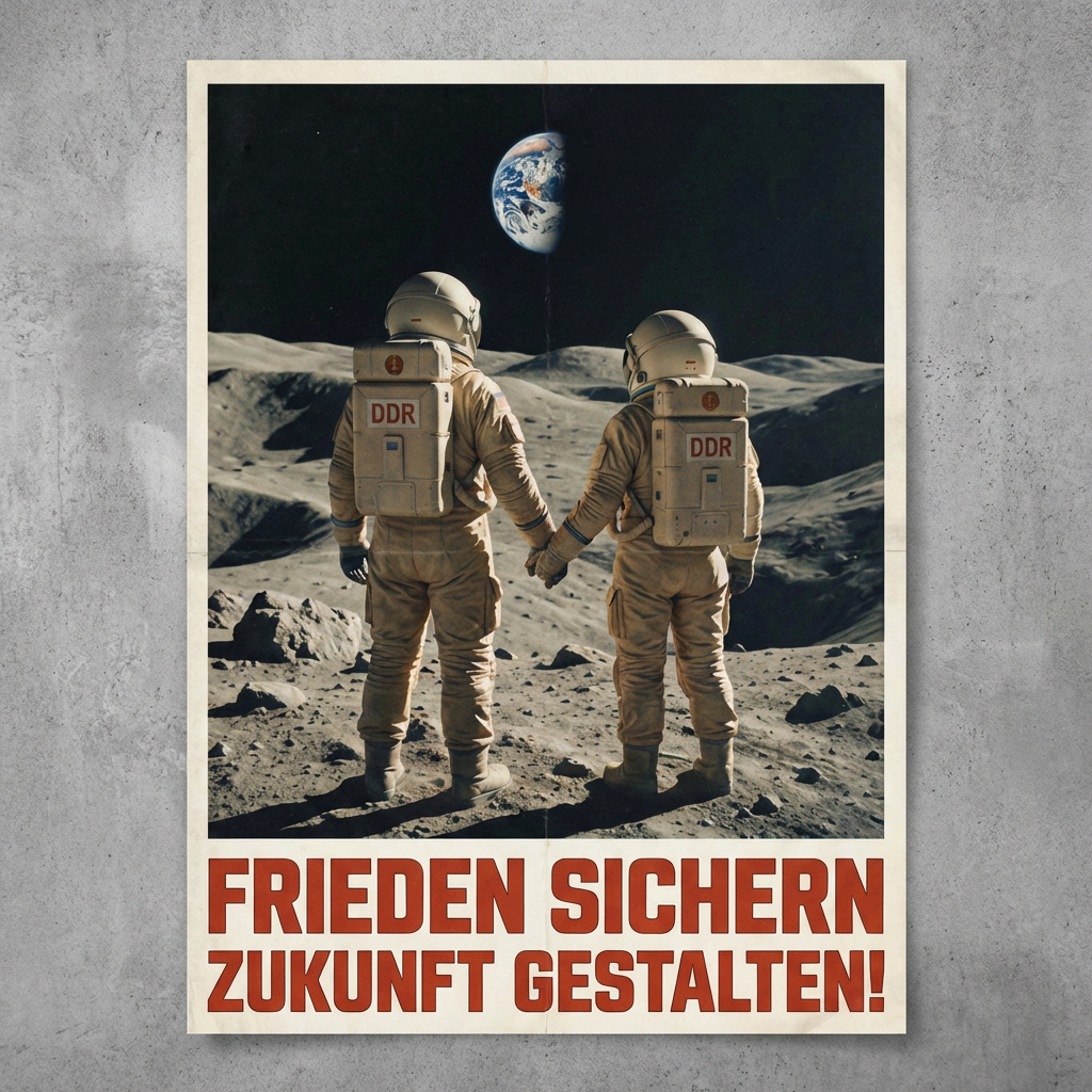 Frieden sichern. Zukunft gestalten. Din A3 Plakat