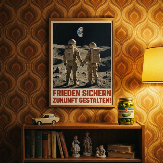 Frieden sichern. Zukunft gestalten. Din A3 Plakat