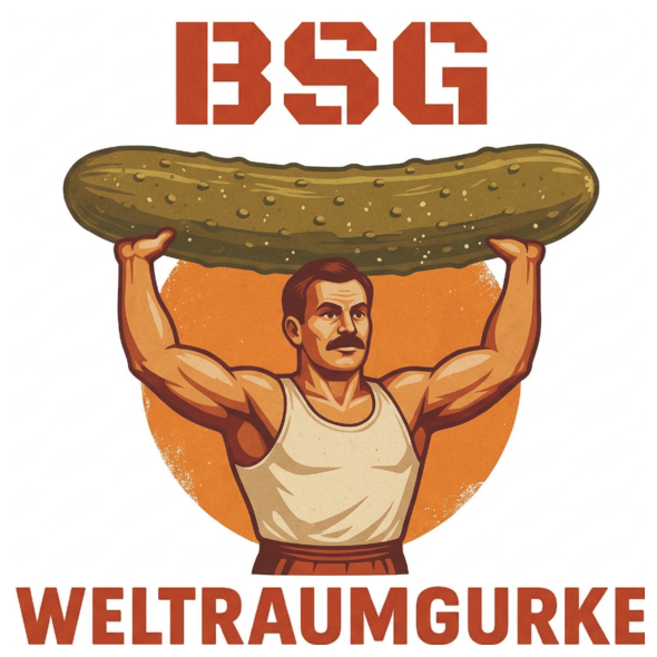 Aufkleber 5x BSG WELTRAUMGURKE