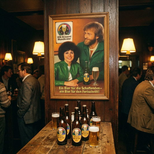 VEB Brauerei Mondkrater DDR Mondbasis Din A3 Poster