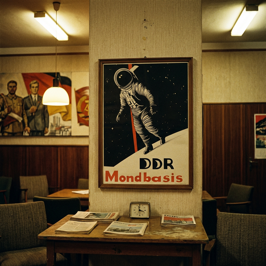 DDR Mondbasis Din A3 Poster